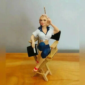 Vintage  Marilyn Monroe director Christmas ornament